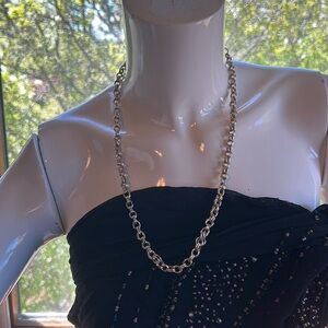 Chain link necklace vintage from the 80s